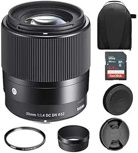 Sigma 30mm f/1.4 DC DN Sony E Lens Kit — main product image