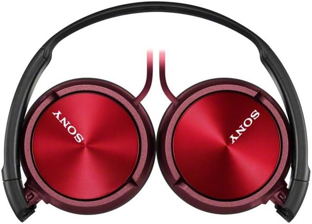 Sony MDRZX310R Foldable On-Ear Headphones - Red