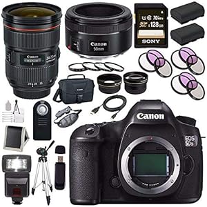 Canon 0582C002-15 EOS 5DS-R DSLR Camera Bundle
