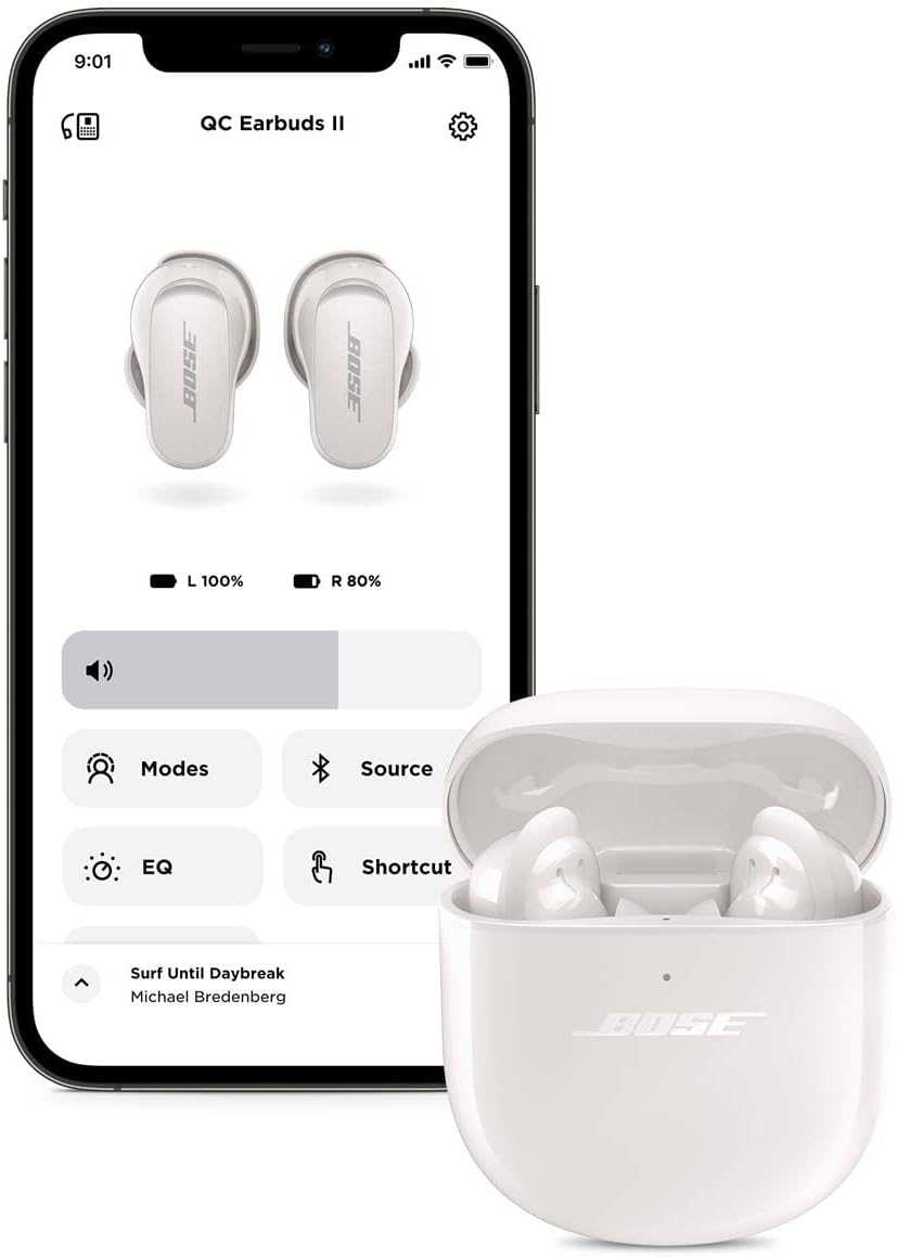 Bose QuietComfort Earbuds II - Wireless Noise Cancelling - Soapstone