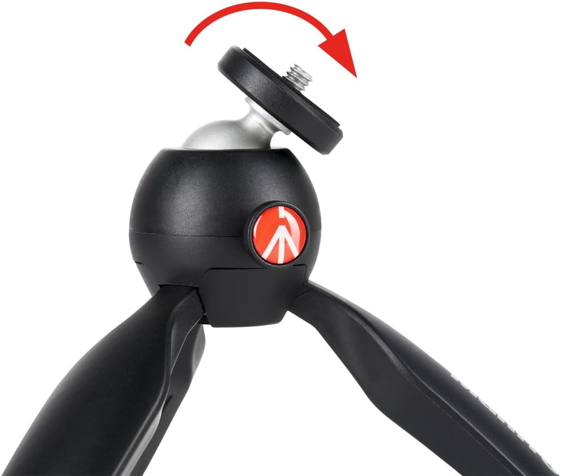 Manfrotto PIXI Mini Aluminum Table Top Tripod - Black