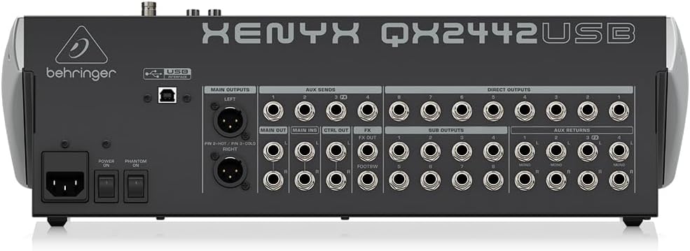 Behringer QX2442USB Xenyx Mixer USB Effects 24-Channel