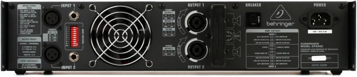 Behringer EP4000 Europower Stereo Power Amplifier