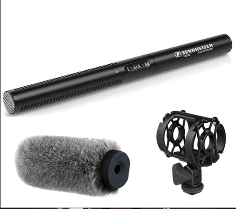 Sennheiser 4332010782 MKE 600 Shotgun Mic Kit with Shock Mount — main product image