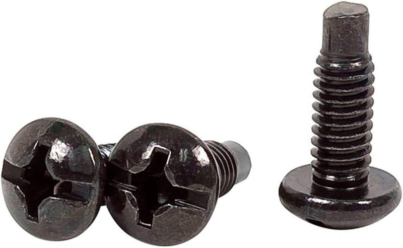 Monoprice 108622 Rack Screws - 12/24, 19mm, Black, 50-Piece Set — main product image