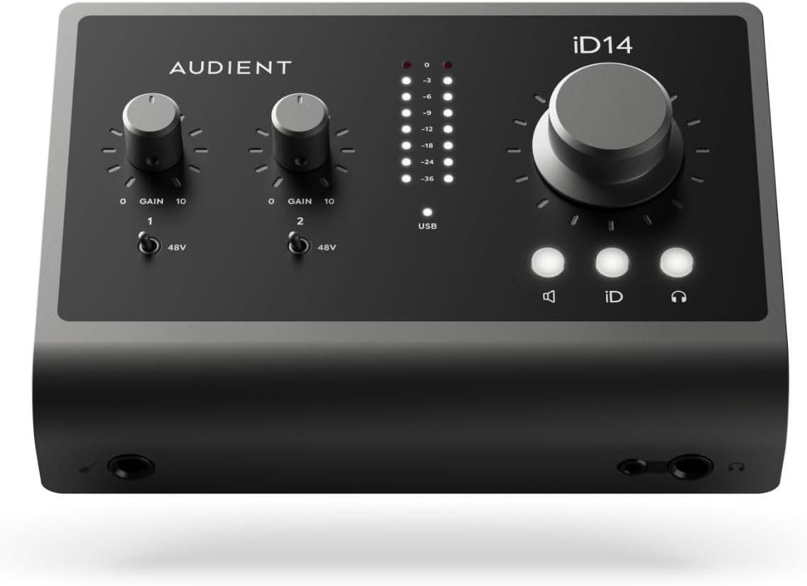 Audient iD14MKII USB Audio Interface - Black