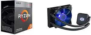 AMD Ryzen 3 3200G with Cooler Master Liquid Cooler — main product image