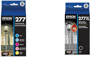 Epson T277 Claria Photo HD Ink Cartridge Combo Pack