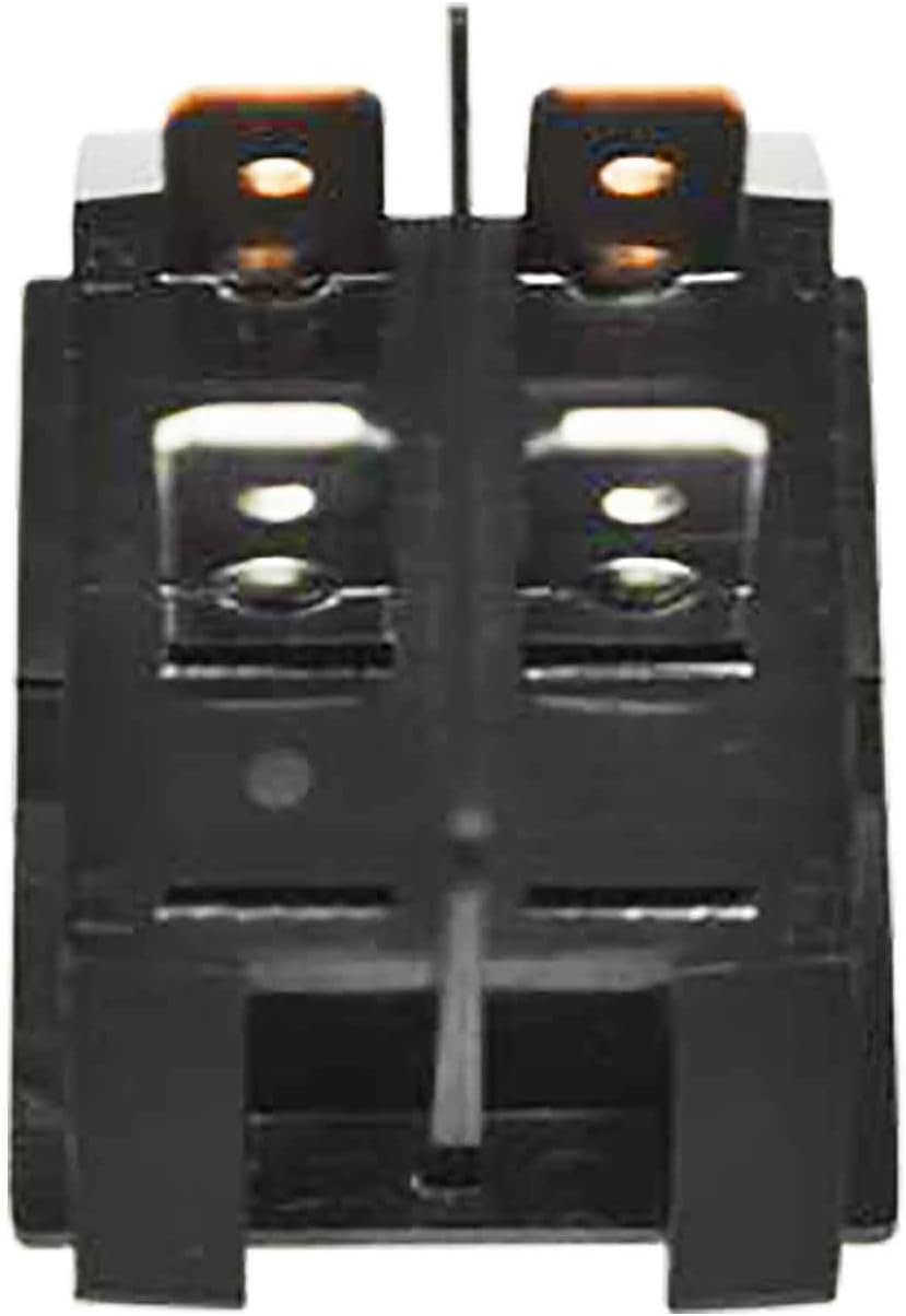 Miller 116830 10A Rocker Switch Dpst Black On-Off