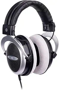 Monoprice 143242 Semi-Open Over-Ear Wired Headphones — main product image