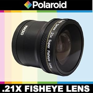 Polaroid PL21FIS-108 Super Fisheye Lens with Macro Attachment