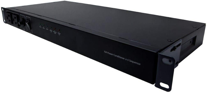 Monoprice 604830 15 Amp Power Conditioner Sequencer Rack Mount — main product image