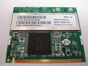 HP 325333-001 Wireless Mini PCI 54g W450 Card