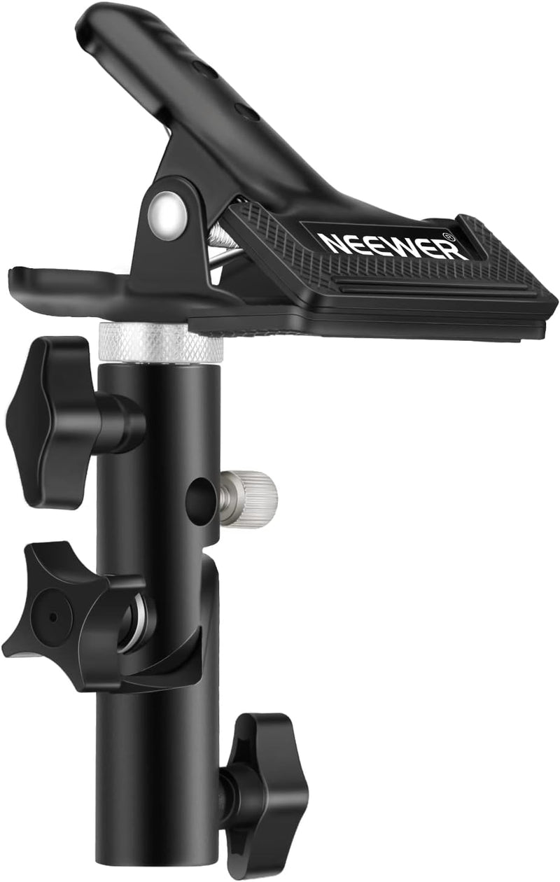 Neewer 90087337 Photo Studio Metal Clamp Reflector Holder (2-Pack) — main product image