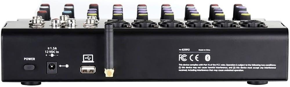 Monoprice 625912 Stage Right 8-Channel Powered Mixer