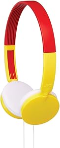 JVC HAKD3Y Over-Ear Child's Headphones - Yellow