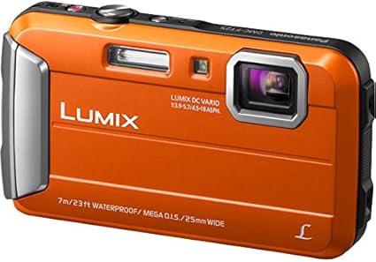 Panasonic DMC-TS25D Orange Waterproof Digital Camera