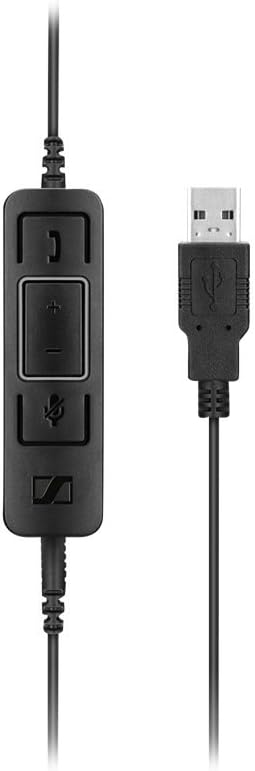 Sennheiser 615104277427 USB-CC x5 MS VOIP Headset: Black — main product image