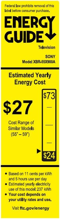 Sony XBR-55X900A 55-Inch 4K Ultra HD Smart TV