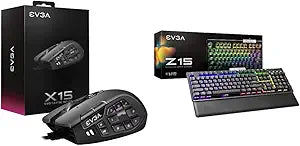 EVGA X15 & Z15 Gaming Mouse & Keyboard Combo — main product image