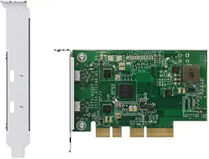 QNAP QXP-T32P Dual-Port Thunderbolt 3 Expansion Card — main product image