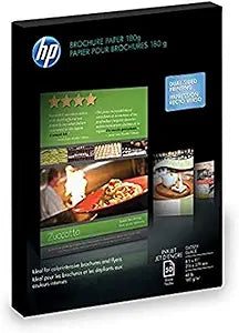 HP C6817A Glossy Brochure Paper - 50 Sheets