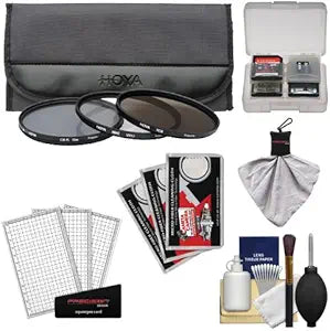 Hoya K-55510-03 67mm Digital Filter Set UV CPL ND8 Kit
