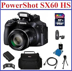 Canon PowerShot SX60 HS Digital Camera Bundle