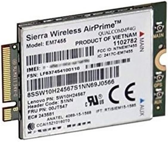 Lenovo S608RA8 ThinkPad EM7455 4G LTE Mobile Broadband