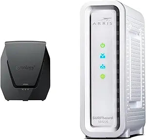 Synology WRX560 Wi-Fi 6 Router & Arris SB8200 Modem Xfinity