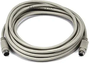 Monoprice 102542 15ft PS/2 Keyboard Mouse Extension Cable
