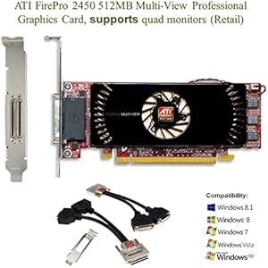 AMD FirePro 2450 Multi-View Professional Video Card