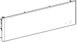 GE WR74X10348 Refrigerator Machine Compartment Grille OEM — main product image