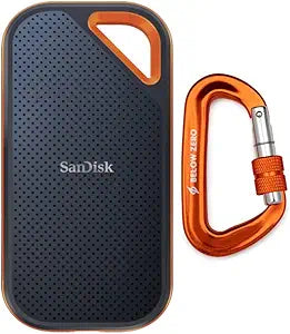 SanDisk Extreme PRO Portable SSD V2 1TB Carabiner — main product image