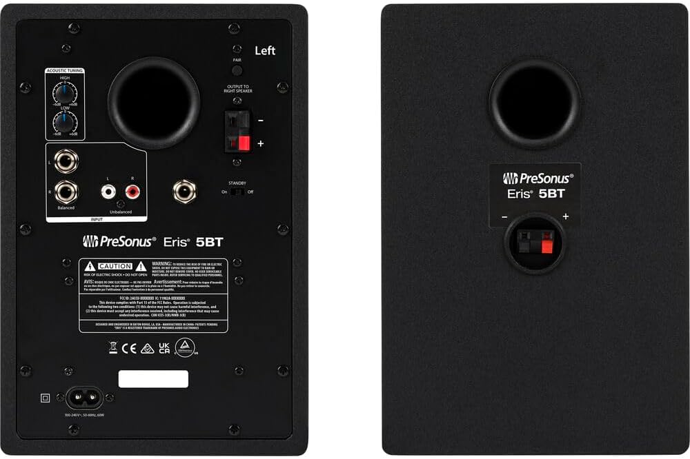 PreSonus Eris 5BT Bluetooth Studio Monitor Pair Bundle