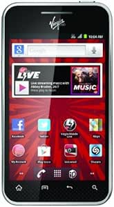 LG VM696 Optimus Elite White Virgin Mobile Phone — main product image