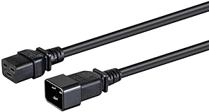 Monoprice 135059 Heavy Duty Extension Cord C20 to C19 20A 6ft