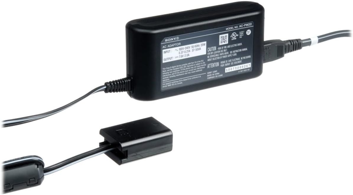 Sony ACPW20 AC Adapter Power Supply Alpha Cameras
