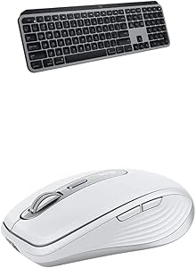 Logitech MX Anywhere 3 Mac Wireless Mouse & MX Keys Keyboard