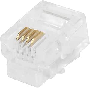 Monoprice 107269 RJ11 6P4C Solid Wire Plugs - 50 Pack — main product image