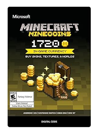 Microsoft 7LM-00019 Minecraft Minecoins 1720 Digital Code — main product image