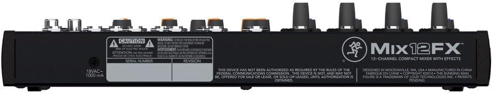 Mackie Mix12FX 12-Channel Compact Effects Mixer