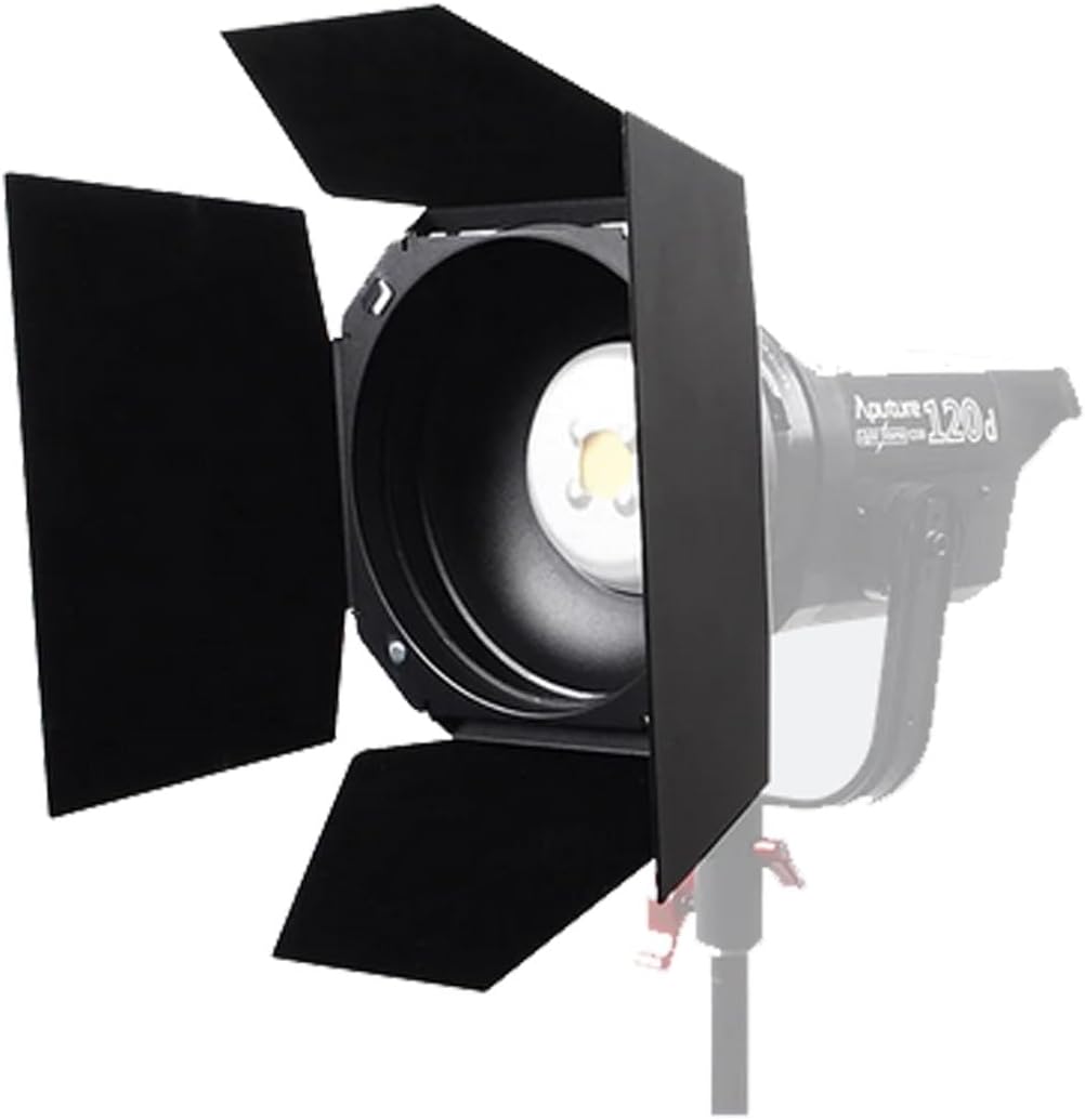 Aputure Bowens Mount Barn Doors with Honeycomb Grid