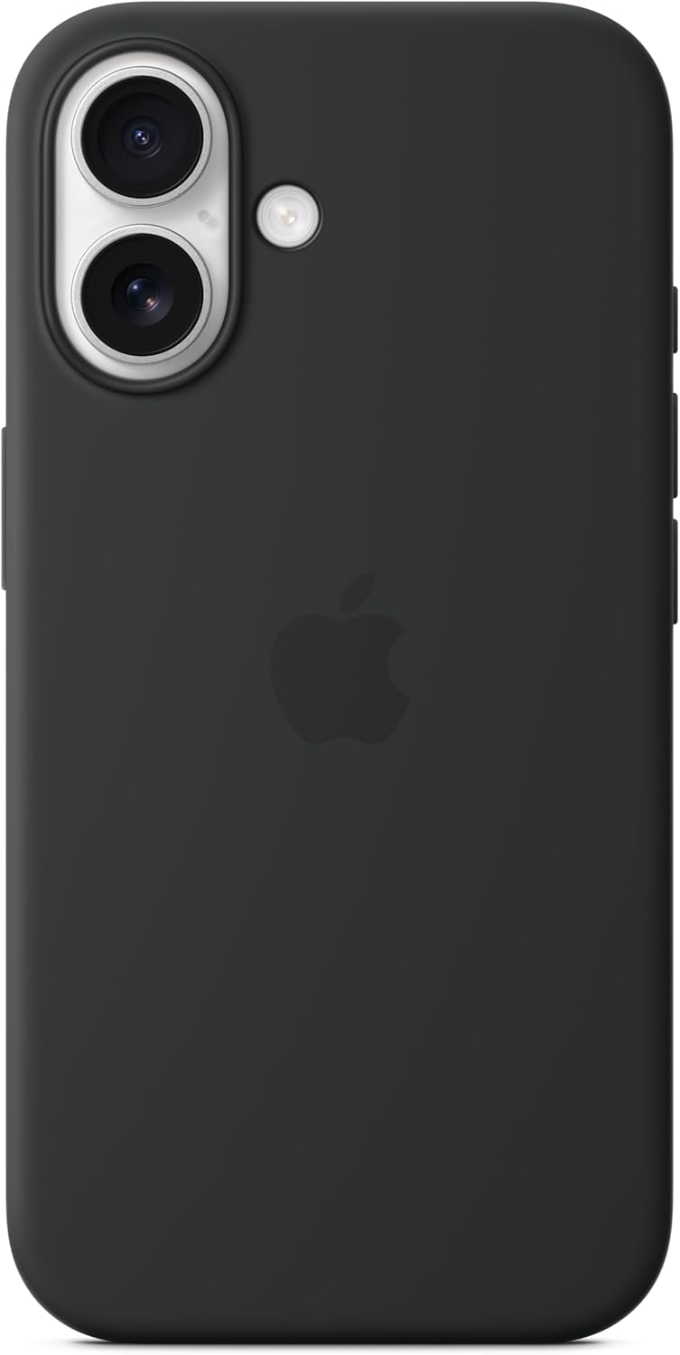 Apple iPhone 16 Silicone MagSafe Case - Black