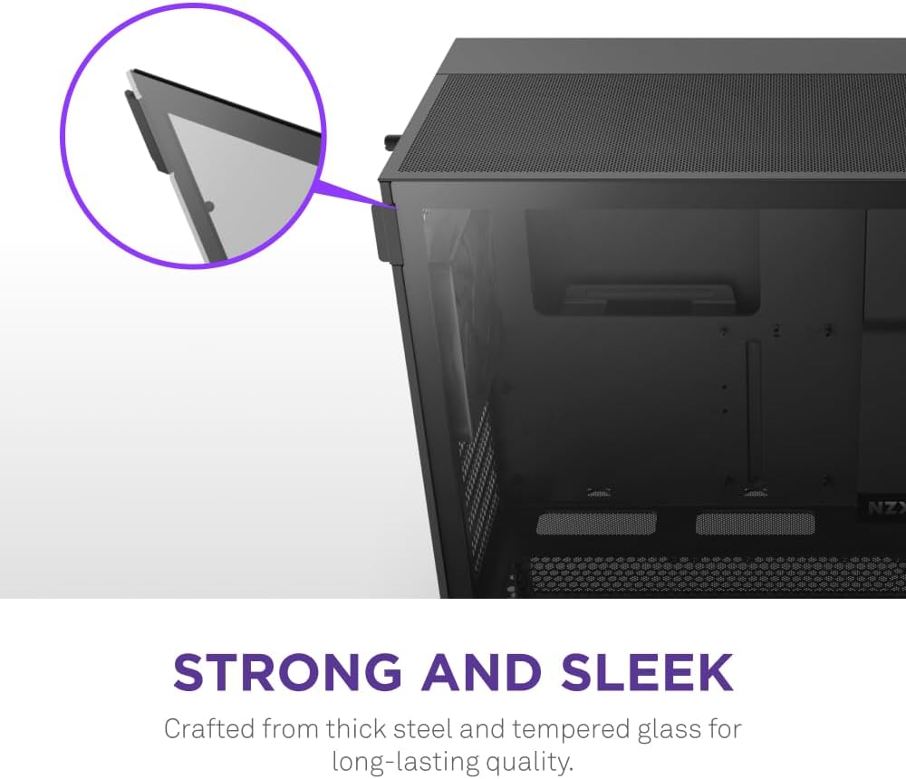 NZXT H5 Flow Black Compact ATX Gaming Case