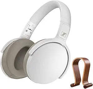 Sennheiser E1SR508385 HD 350BT White Bluetooth Headphones Bundle
