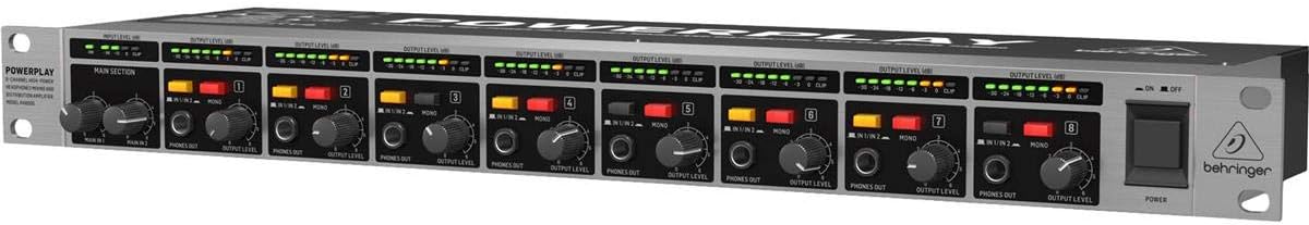 Behringer HA8000 V2 8-Channel Headphone Amplifier