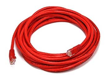 Monoprice 105014 Cat6 Red Ethernet Patch Cable — main product image