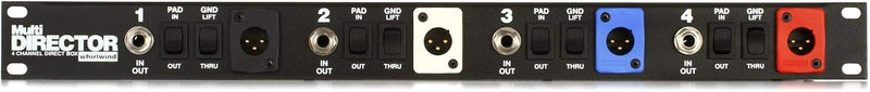Whirlwind MLTDIR 4-Channel Rackmount Direct Box — main product image