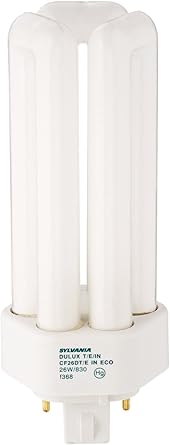 Sylvania 20880 CF26DT/E/IN Compact Fluorescent Bulb 4-Pack
